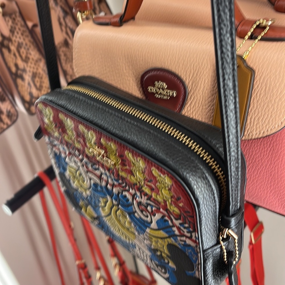 Coach Disney Mickey Mouse X Keith Haring Mini Camera Bag
Gold/Chalk Black Multi - Picture 6 of 16
